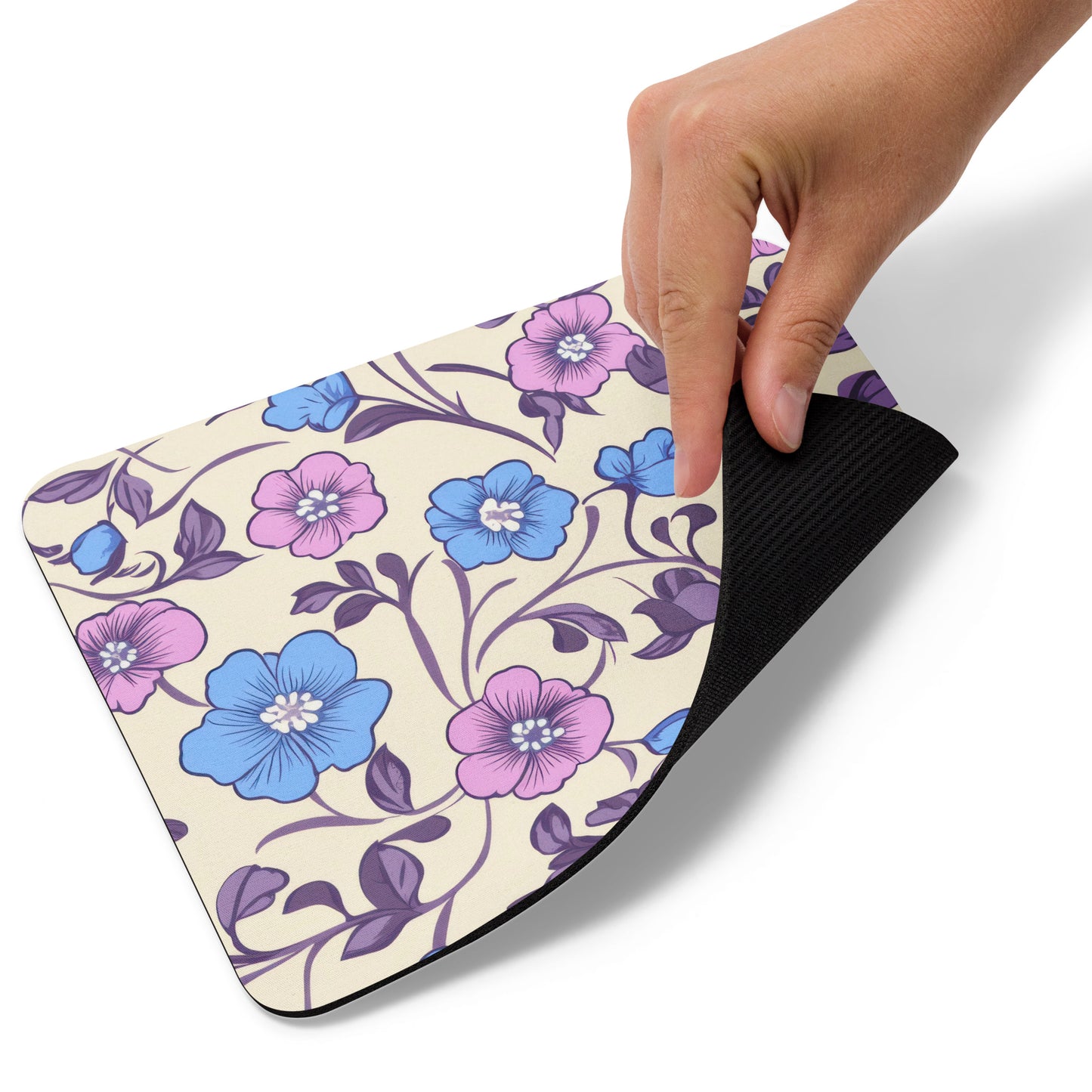 LAVENDER FLORAL MOUSEPAD