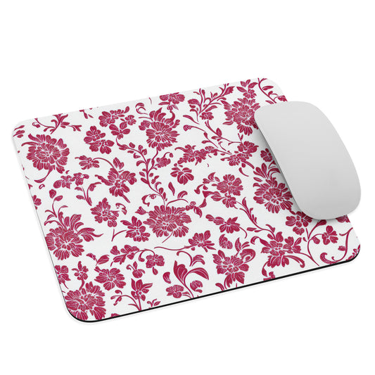 PINK BERRY FLORAL MOUSEPAD