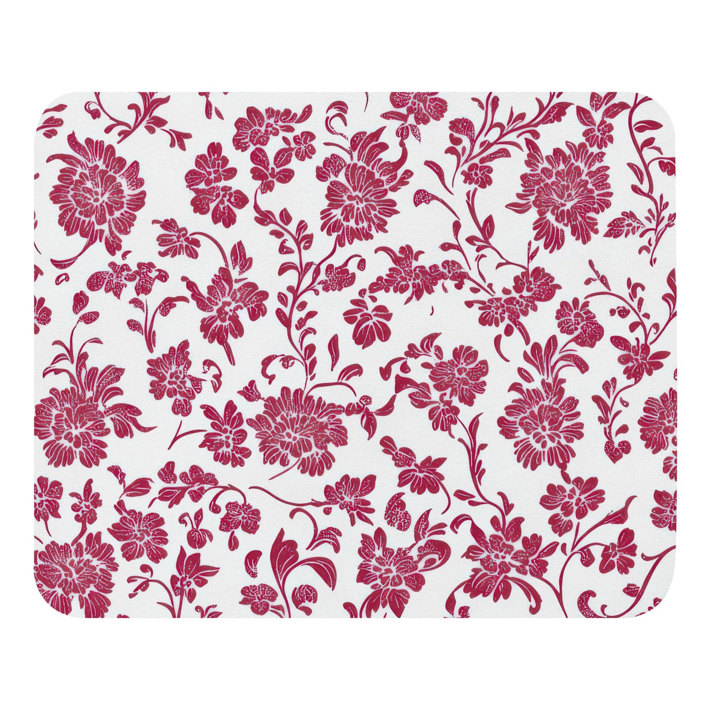 PINK BERRY FLORAL MOUSEPAD