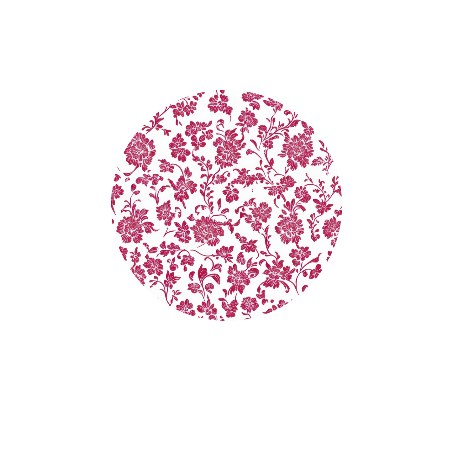 PINK BERRY FLORAL COASTER