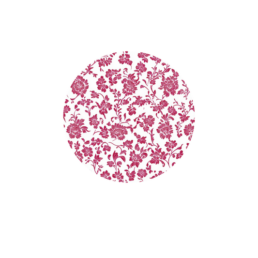 PINK BERRY FLORAL COASTER