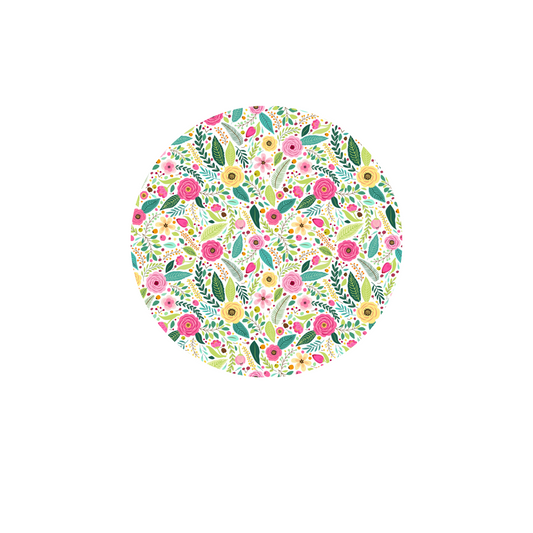 COLOR POP FLORAL COASTER