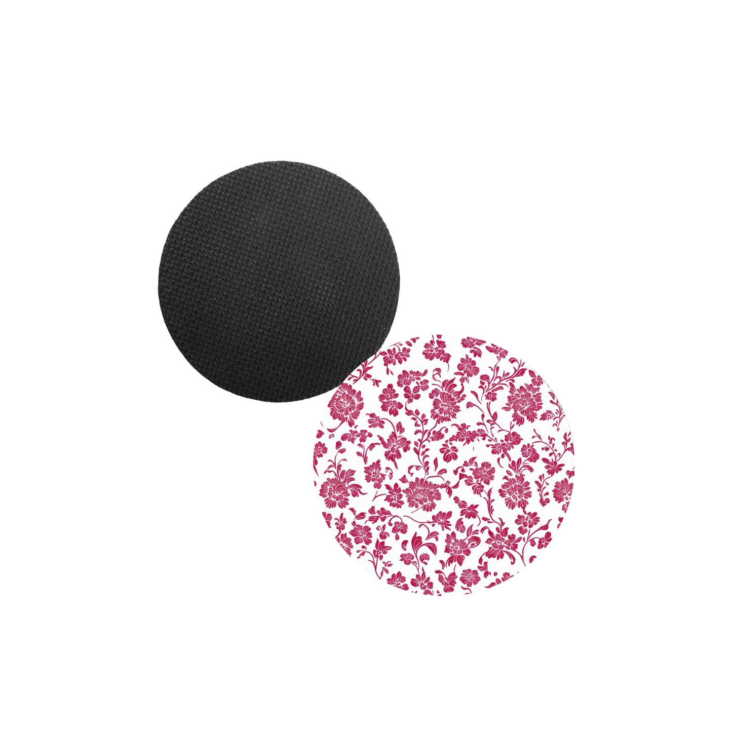 PINK BERRY FLORAL COASTER