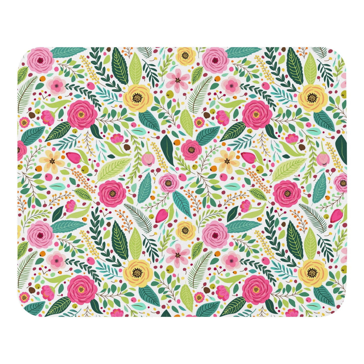 COLOR POP FLORAL MOUSE PAD