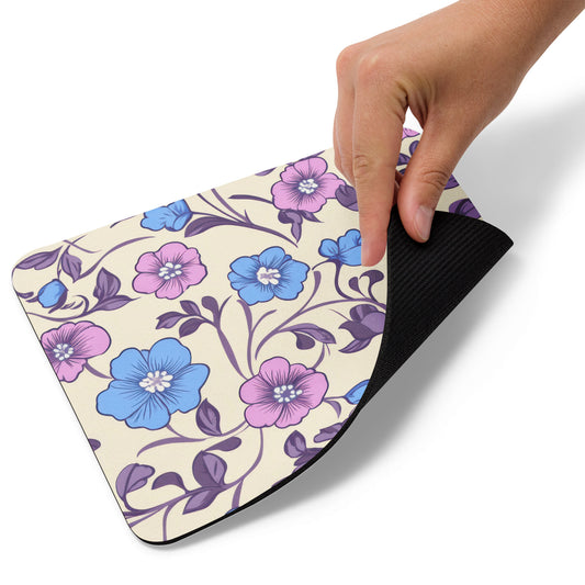 LAVENDER FLORAL MOUSEPAD