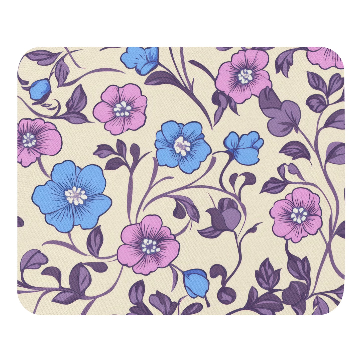 LAVENDER FLORAL MOUSEPAD