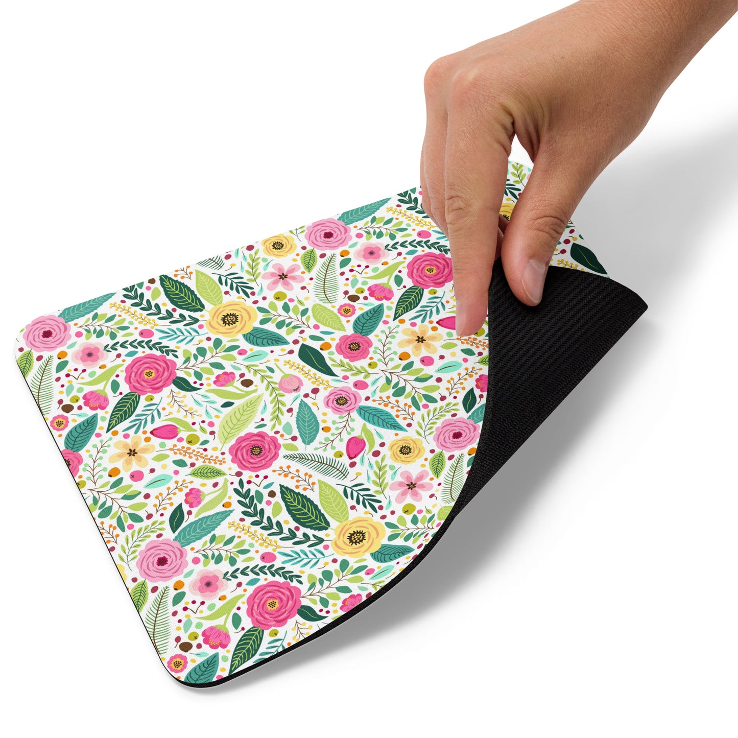 COLOR POP FLORAL MOUSE PAD