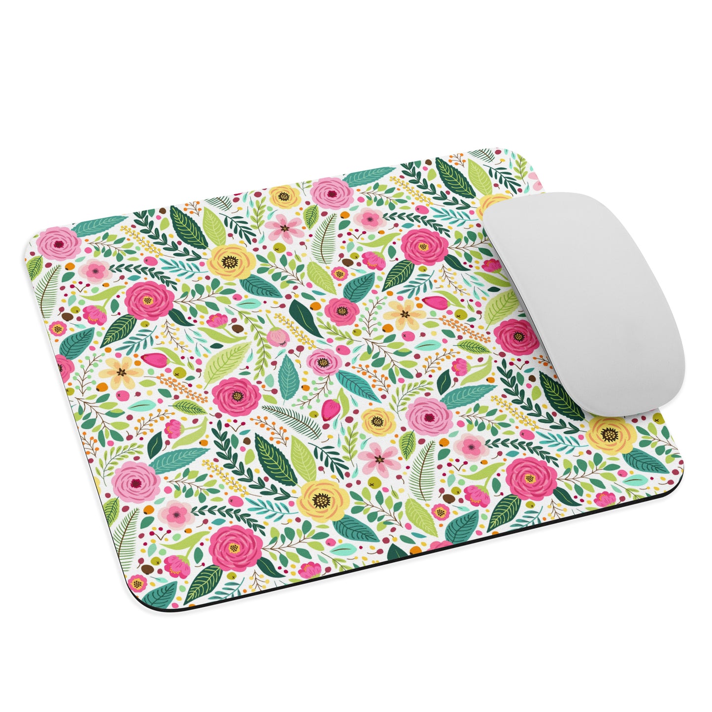 COLOR POP FLORAL MOUSE PAD